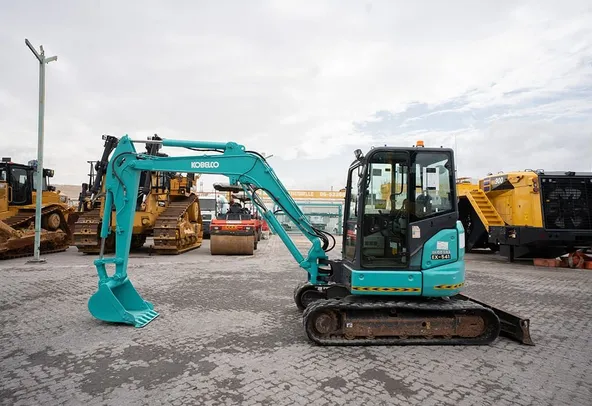 2022 Kobelco SK55SRX-6 Mini Excavator Left Side View