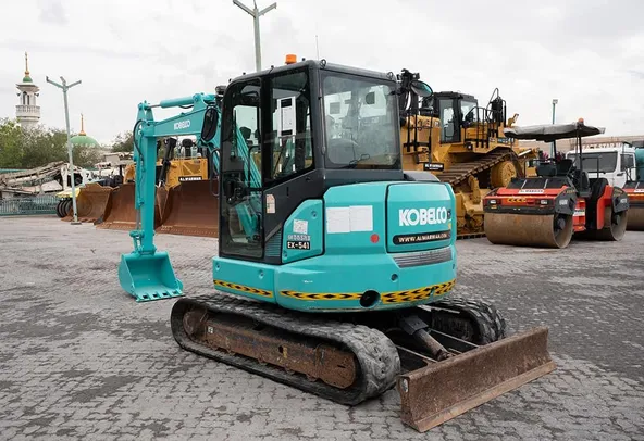 2022 Kobelco SK55SRX-6 Mini Excavator Rear Left View