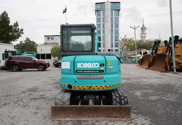 2022 Kobelco SK55SRX-6 Mini Excavator Rear View