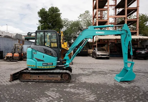 2022 Kobelco SK55SRX-6 Mini Excavator Right Side View
