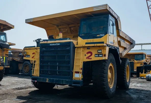 2022 Komatsu HD785-7 Rigid Dump Truck Front Left View