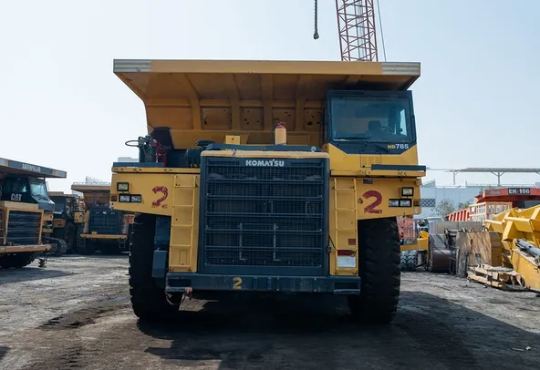 2022 Komatsu HD785-7 Rigid Dump Truck Front View