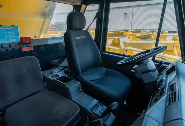 2022 Komatsu HD785-7 Rigid Dump Truck Inside Cabin View