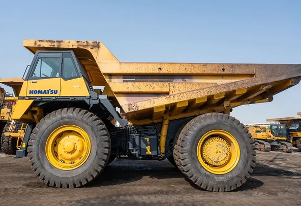 2022 Komatsu HD785-7 Rigid Dump Truck Left Side View