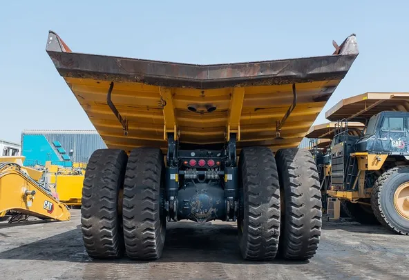 2022 Komatsu HD785-7 Rigid Dump Truck Rear View