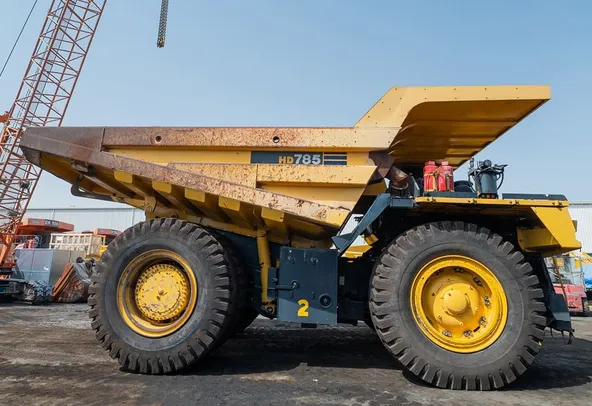 2022 Komatsu HD785-7 Rigid Dump Truck Right Side View