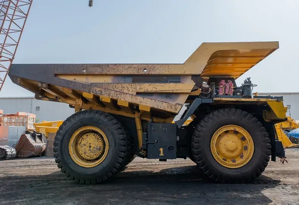 2022 Komatsu HD785-7 Rigid Dump Truck Right Side View