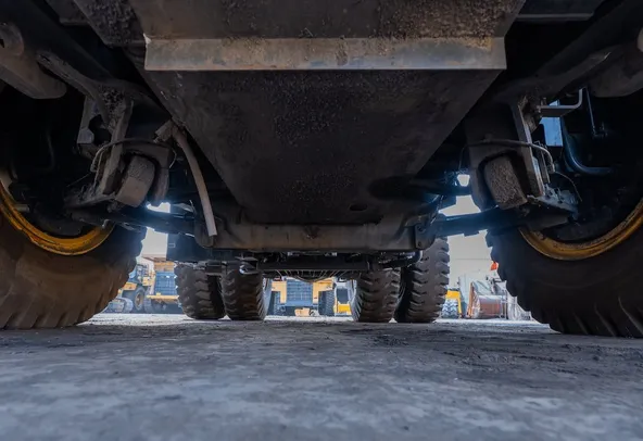 2022 Komatsu HD785-7 Rigid Dump Truck Under carriage View