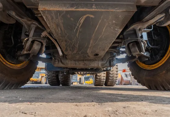 2022 Komatsu HD785-7 Rigid Dump Truck Under carriage View