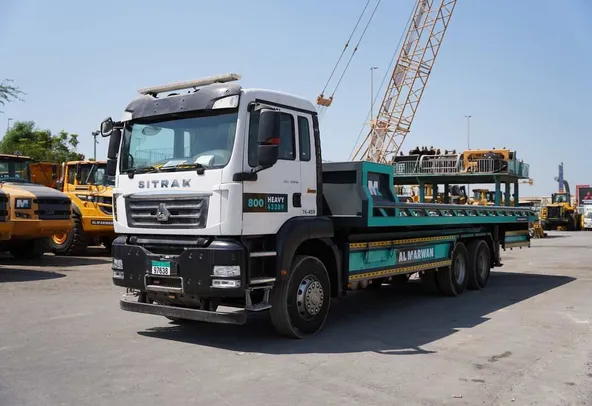 2022 Sinotruk Sitrak G7 440 6x4 Recovery Truck Low-Bed Truck Transport Prime Mover Truck Trailer Head Semi Long Haul Large Load Truck front left view