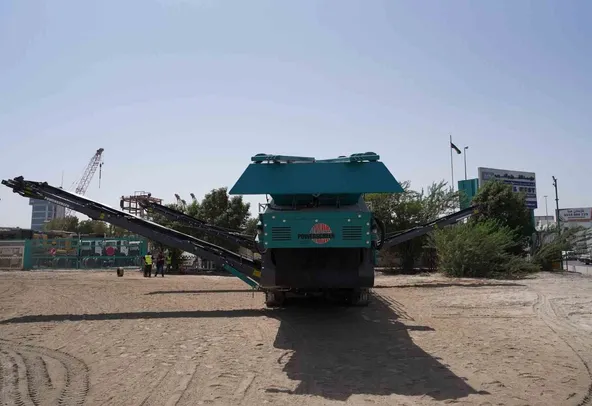 Powerscreen Horizon 6203 Horizontal Screener Rear View - CE-0012
