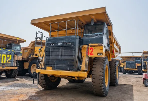 2023 Caterpillar 777 Rigid Dump Truck Front Left View