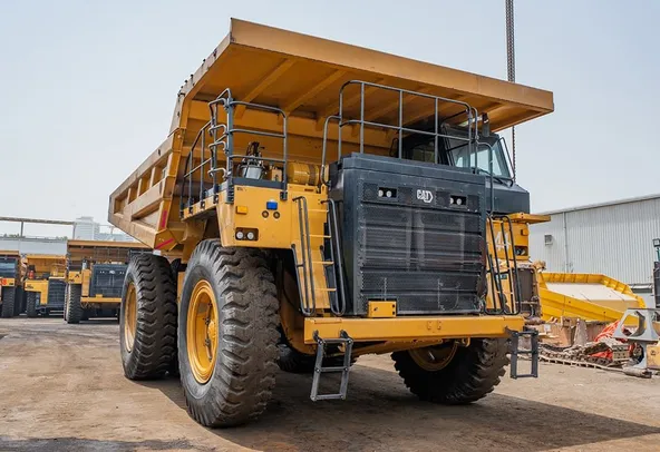 2023 Caterpillar 777 Rigid Dump Truck Front Right View