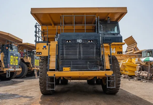 2023 Caterpillar 777 Rigid Dump Truck Front View