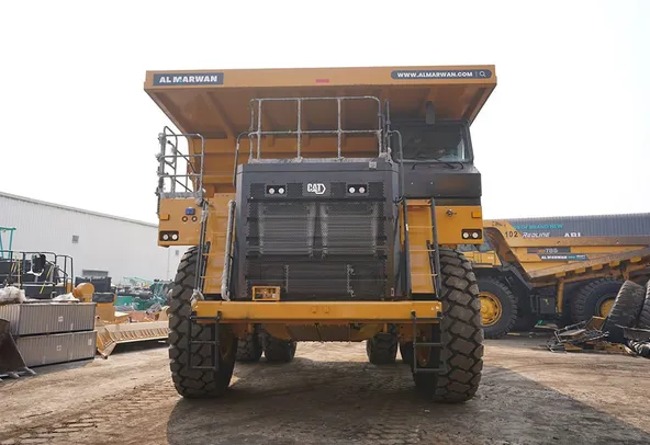 2023 Caterpillar 777 Rigid Dump Truck Front View