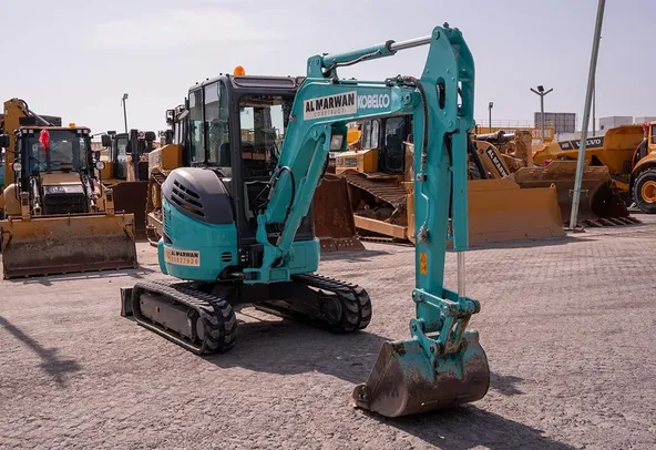 2023 Kobelco SK35SR-6 Mini Excavator Front Right View