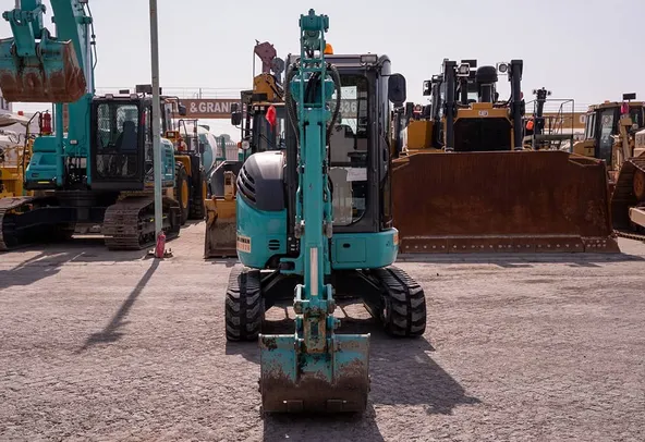2023 Kobelco SK35SR-6 Mini Excavator Front View