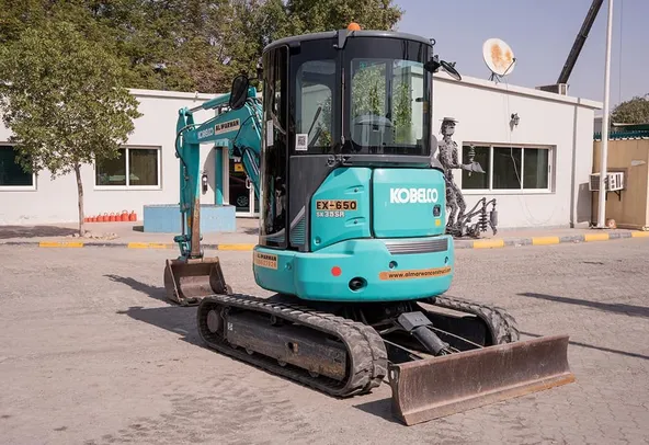 2023 Kobelco SK35SR-6 Mini Excavator Rear Left View
