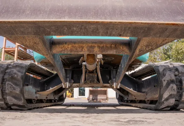 2023 Kobelco SK35SR-6 Mini Excavator Under carriage View