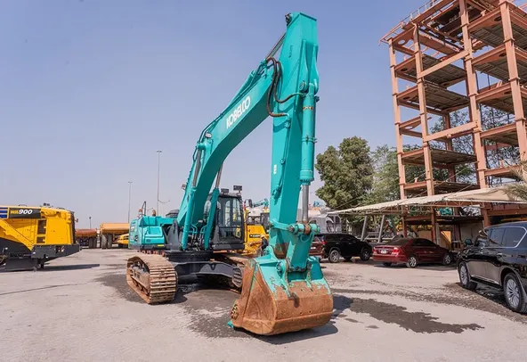 2023 Kobelco SK380XDLC-10 Track Excavator Front Right View