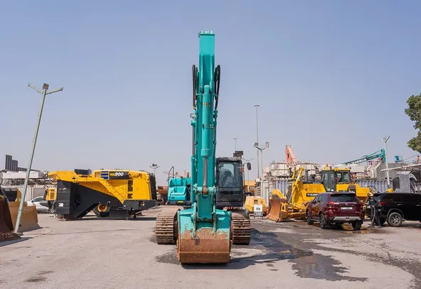 2023 Kobelco SK380XDLC-10 Track Excavator Front View