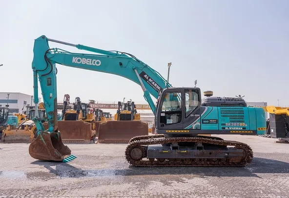 2023 Kobelco SK380XDLC-10 Track Excavator Left Side View