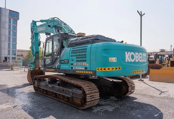 2023 Kobelco SK380XDLC-10 Track Excavator Rear Left View