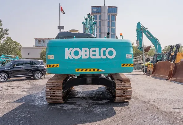 2023 Kobelco SK380XDLC-10 Track Excavator Rear View