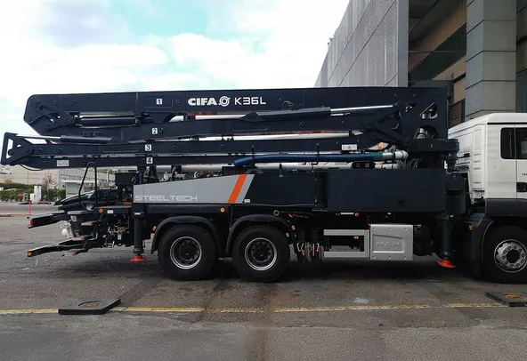 Cifa K36L Concrete Pump Truck right side view