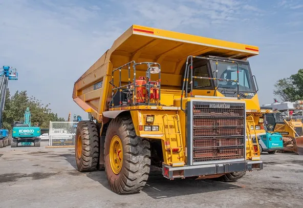 2024 Komatsu HD465-7EO Rigid Dump Truck Front Right View