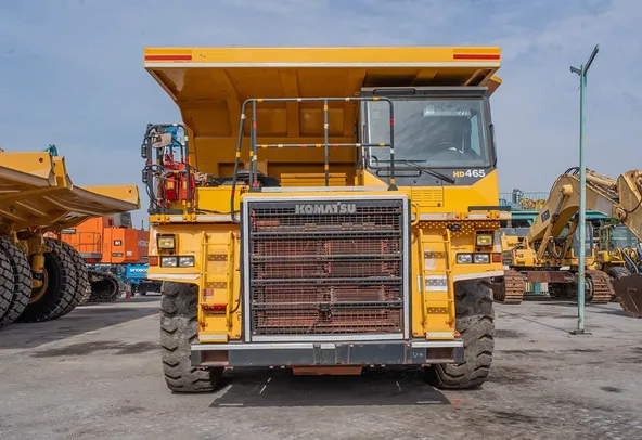 2024 Komatsu HD465-7EO Rigid Dump Truck Front View