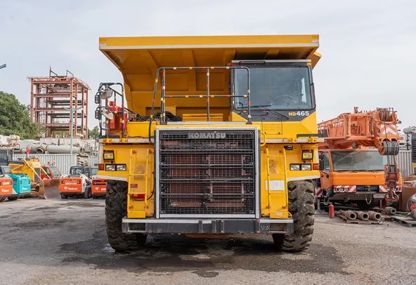 2024 Komatsu HD465-7EO Rigid Dump Truck Front View