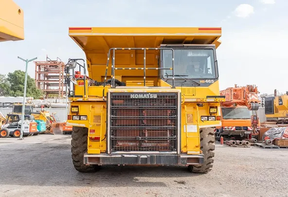 2024 Komatsu HD465-7EO Rigid Dump Truck Front View