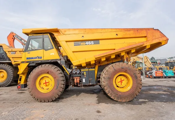 2024 Komatsu HD465-7EO Rigid Dump Truck Left Side View