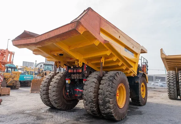 2024 Komatsu HD465-7EO Rigid Dump Truck Rear Right View