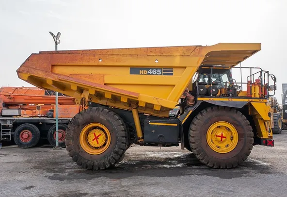 2024 Komatsu HD465-7EO Rigid Dump Truck Right Side View