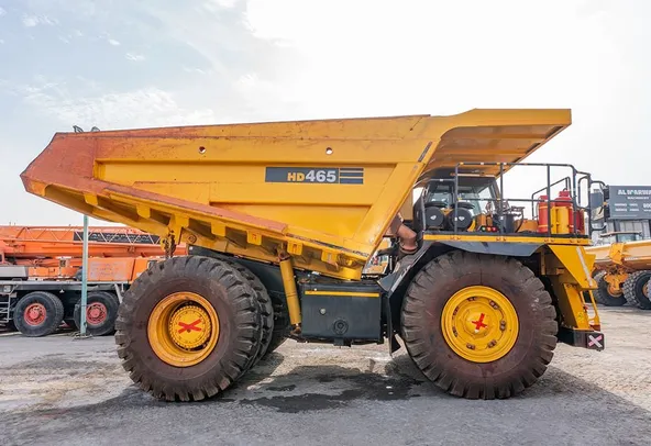 2024 Komatsu HD465-7EO Rigid Dump Truck Right Side View