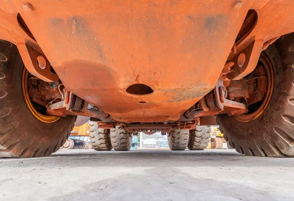 2024 Komatsu HD465-7EO Rigid Dump Truck Under carriage View