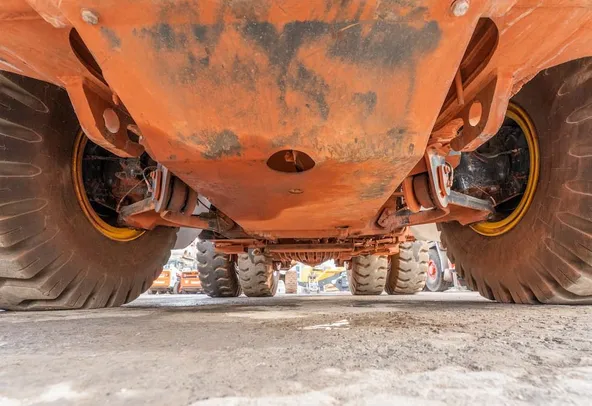 2024 Komatsu HD465-7EO Rigid Dump Truck Under carriage View