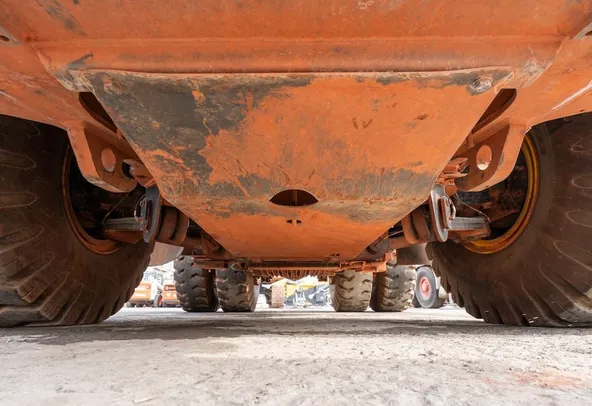 2024 Komatsu HD465-7EO Rigid Dump Truck Under carriage View