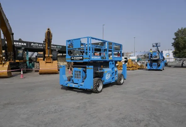 Sinoboom 1323RD Rough Terrain Scissor Lift Front Left View