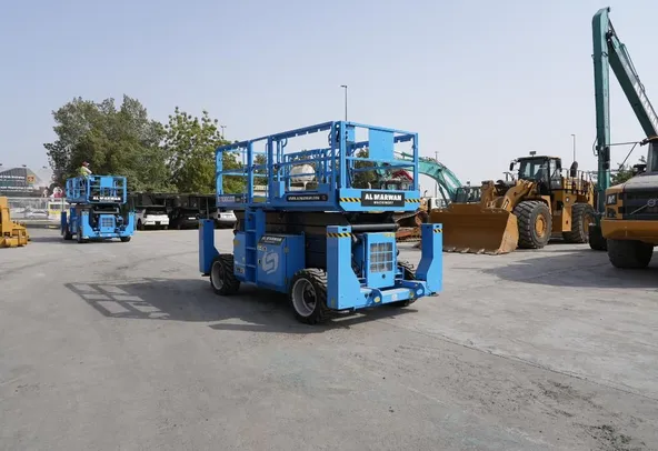 Sinoboom 1323RD Rough Terrain Scissor Lift Front RIght View