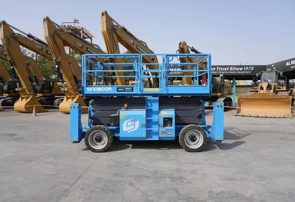 Sinoboom 1323RD Rough Terrain Scissor Lift Right Side View