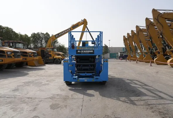 Sinoboom 1323RD Rough Terrain Scissor Lift Rear View