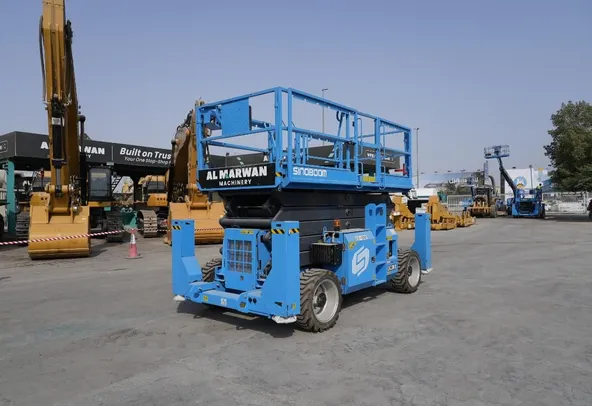 Sinoboom 1623RD Rough Terrain Scissor Lift Front Left View