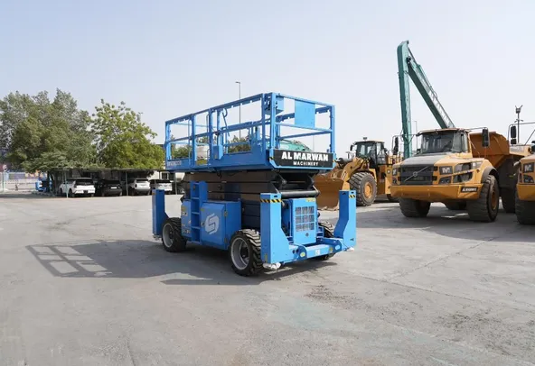 Sinoboom 1623RD Rough Terrain Scissor Lift Front Right View