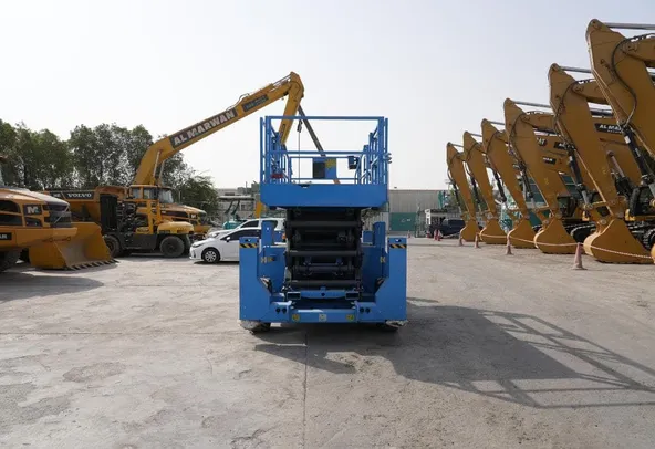 Sinoboom 1623RD Rough Terrain Scissor Lift Rear View