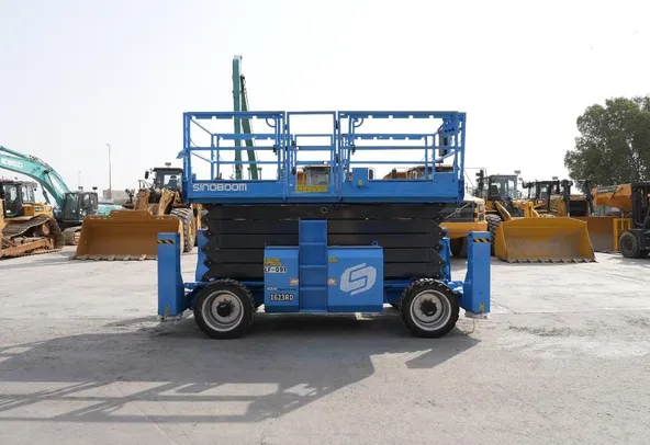 Sinoboom 1623RD Rough Terrain Scissor Lift Right Side View