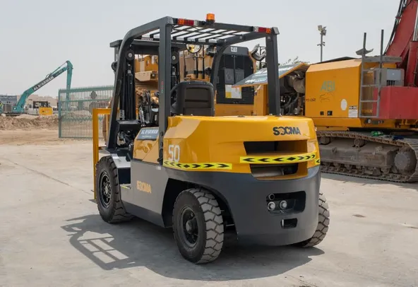 2025 Socma HNF50C Diesel Forklift Rear Left View