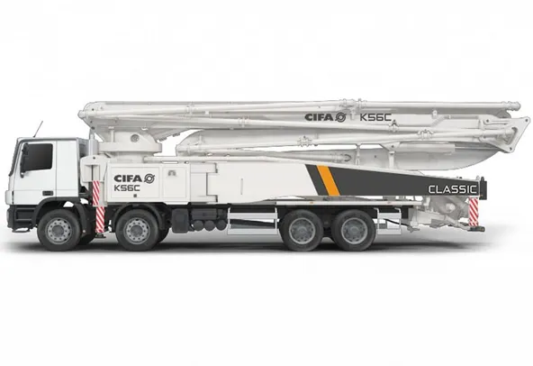 Cifa K56C Concrete Pump Truck Left Side View